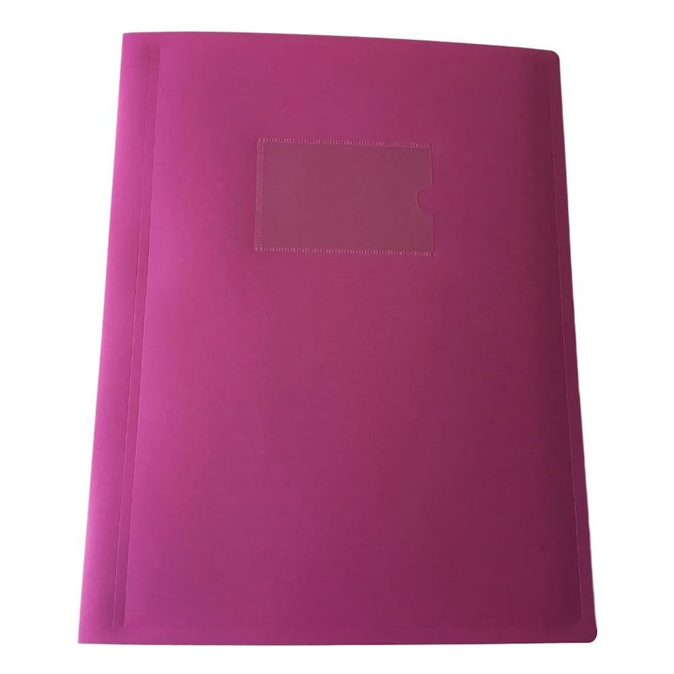 image 1 of A4 Pink Flexible Cover 20 Pocket Display Book