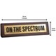 image 5 of Wooden Desk Sign - On the Spectrum