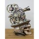 image 4 of Gifts Direct 2 U Steampunk Skull Camera Hat Ornament