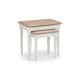 image 5 of Premium Grey Lacquered Nest of Tables | Grey | Grey