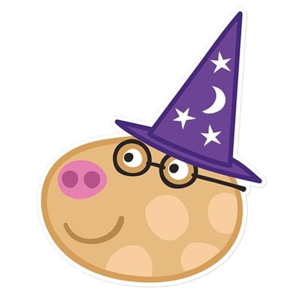 Pedro Pony Peppa Pig Halloween Cardboard Face Mask