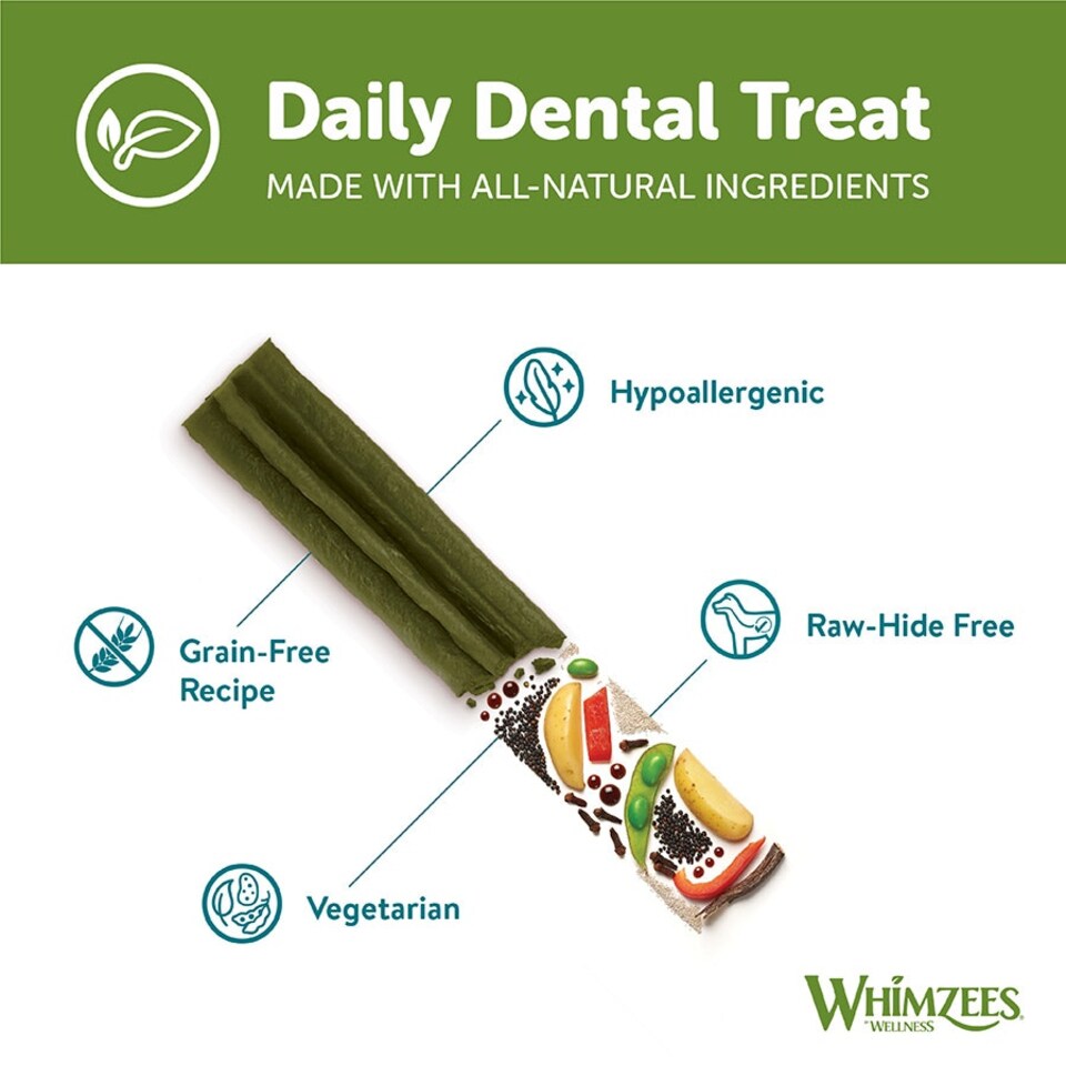 image 1 of Whimzees Stix Small 12 Cm 24pk (+ 4 Foc) (Pack of 6)