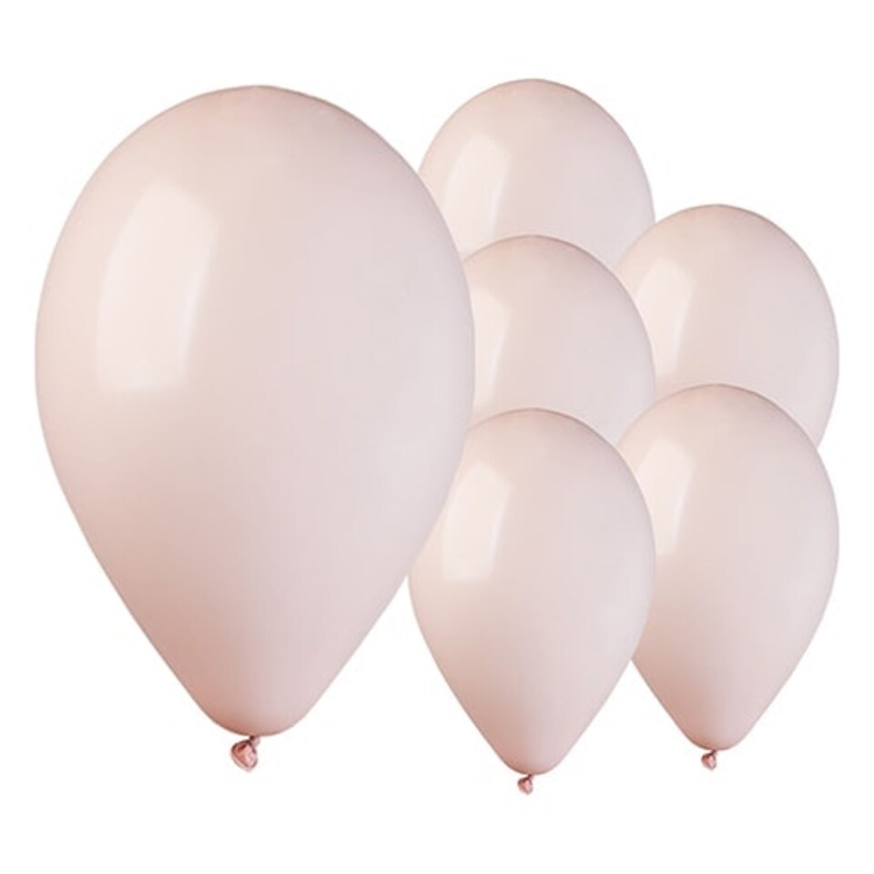 Shell Cream Biodegradable Latex Balloons 33cm / 13 in - Pack of 50