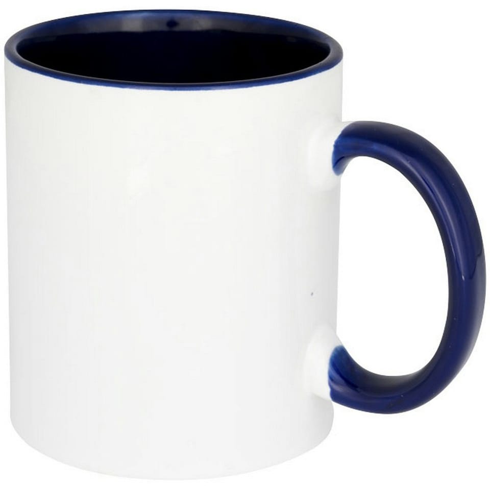 Bullet Pix Sublimation Colour Pop Ceramic Mug - Blue - One Size