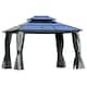 image 1 of Outsunny 3x3.6(m) Polycarbonate Hardtop Gazebo w/ Double Roof & Aluminium Frame