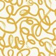 image 1 of Holden Décor Squiggle Wallpaper - Ochre/White - One Size | Yellow
