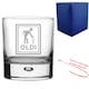 image 1 of Personalised Oldi Design Engraved Whisky Glass with Reverse Message