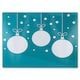 image 1 of Green Christmas Baubles Dining Glass Chopping Board | Multi