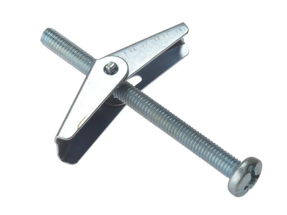 Forgefix Plasterboard Spring Toggle M6 X 50Mm Bag 10