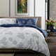image 2 of Hyogo Japanese-Inspired Luxury Double Gauze Cotton Duvet Cover Set Blue | White | Single
