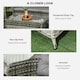 image 5 of Outsunny 4 Pieces Rattan Sofa Set Outdoor Conservatory Furniture with Cushions
