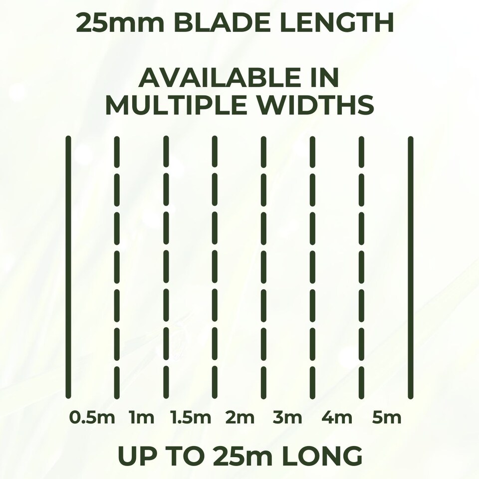 image 1 of 25mm Artificial Grass - 4m x 14m  - Natural and Realistic Looking Fake Lawn Astro Turf | Green | 4M x 14M | 1
