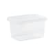 image 4 of Wham Crystal 5 x 37L Stackable Plastic Storage Boxes with Lids Clear Clear