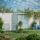 image 2 of Outsunny Fruit Cage 1.2x1.2x1.8m, Zipped Door, Anti-Bird Net, Dark Green