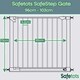 image 4 of Bettacare SafeStep Dog Gate, White, 96cm - 103cm, Extra Low Walkthough, 81cm Extra Wide Doorway, One Piece Extra Wide Pet Gate