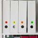 image 4 of Pack of 140 Fluorescent Red 13mm Round Labels - Stickers