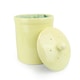 image 4 of Yellow Ceramic Compost Caddy - Portland Kitchen Ceramic Compost Bin for Food Waste Recycling