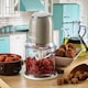 image 2 of Ariete 438/03 Vintage Mini Chopper, 400W, 600ml Graduated Beaker, 2 Speeds, Cream