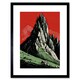 image 1 of Tryfan Mountain Snowdonia Wales Peak Sunset 9x7" Black Framed Wall Art Print