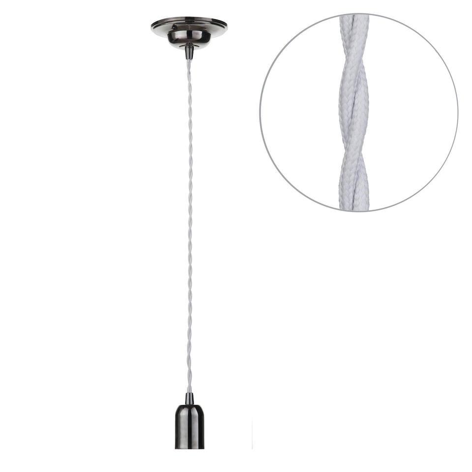 image 1 of BHS Grey Twisted Cable Kit, Black Nickel