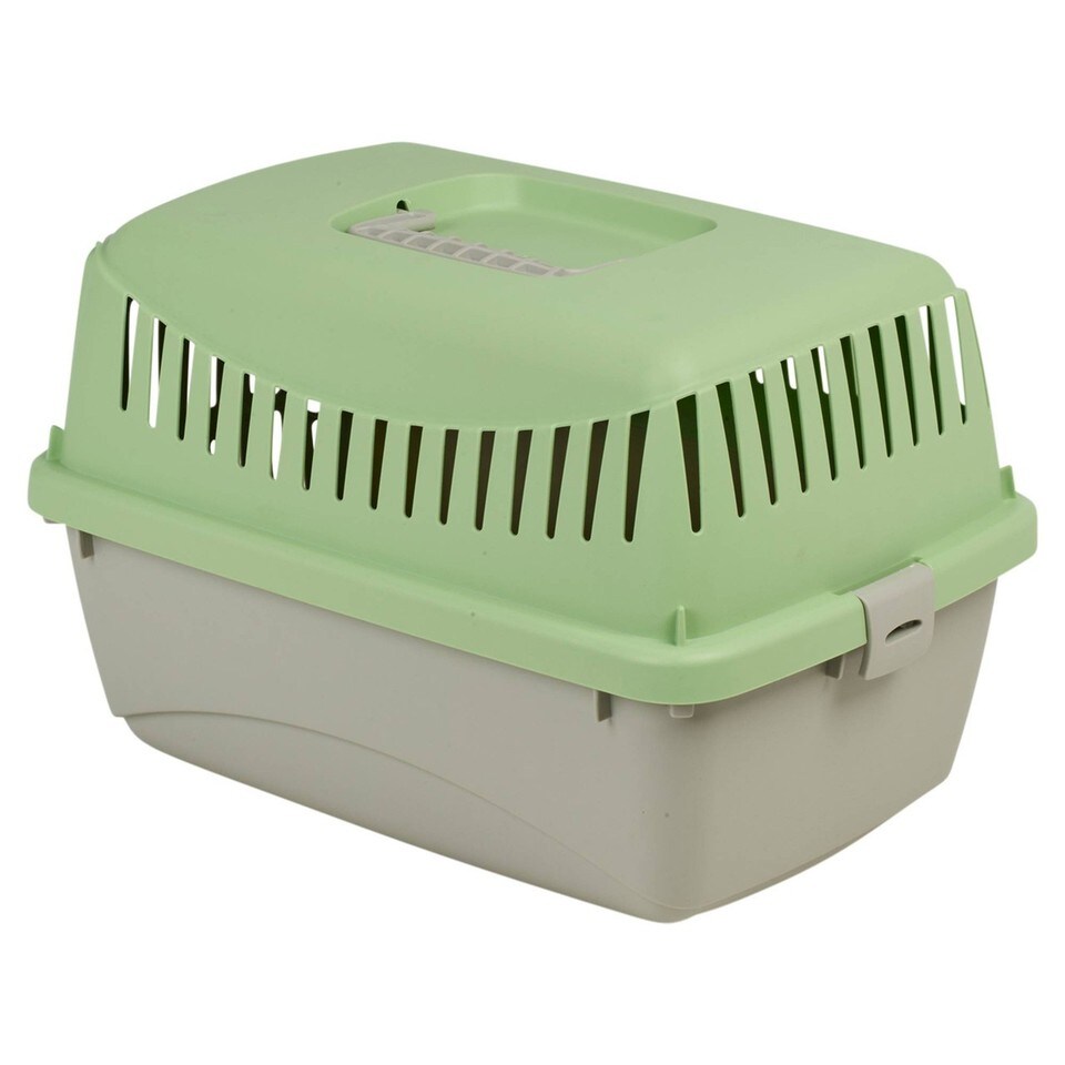 image 1 of Transportini Pet Carrier Travel Crate Cat Dog Cage Portable Box Pastel | Green | Pastel Green | Small | 1