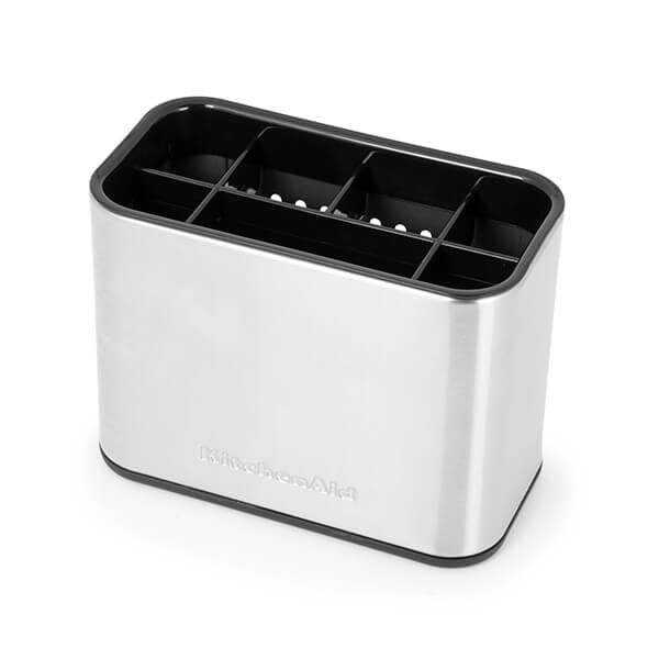 KitchenAid Stainless Steel Sink Brush Caddy in Grey