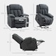 image 7 of HOMCOM Power Lift Recliner Chair, Lift Chair for Elderly with Massage | Grey | One Size
