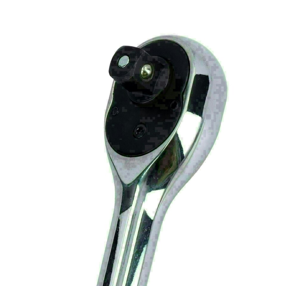 image 1 of 3pc Mixed Drive Ratchets 72 Teeth Quick Release Socket Drivers 1/4" 3/8" 1/2"