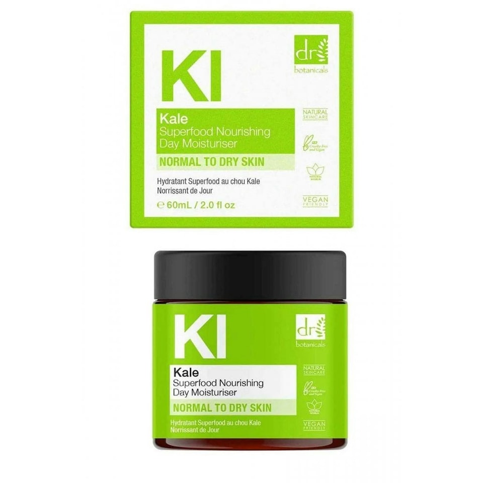 image 1 of Dr Botanicals Nourishing Day Moisturiser Kale 60ml Normal to Dry Skin
