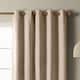 image 3 of Furn The Ultimate Blackout Textured Woven Eyelet Curtain Pair | Cream | Natural | 1