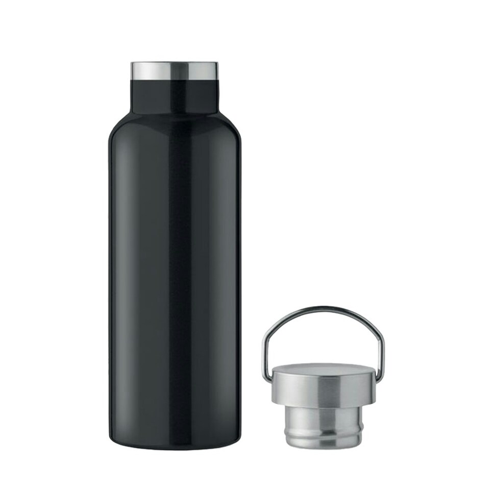 image 1 of MidOcean Florence Double-Walled 500ml Bottle - Black - One Size Black | One Size