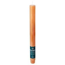 Spaas Rustic Unscented Dinner Candle 25cm - Orange | Orange | One Size | 1