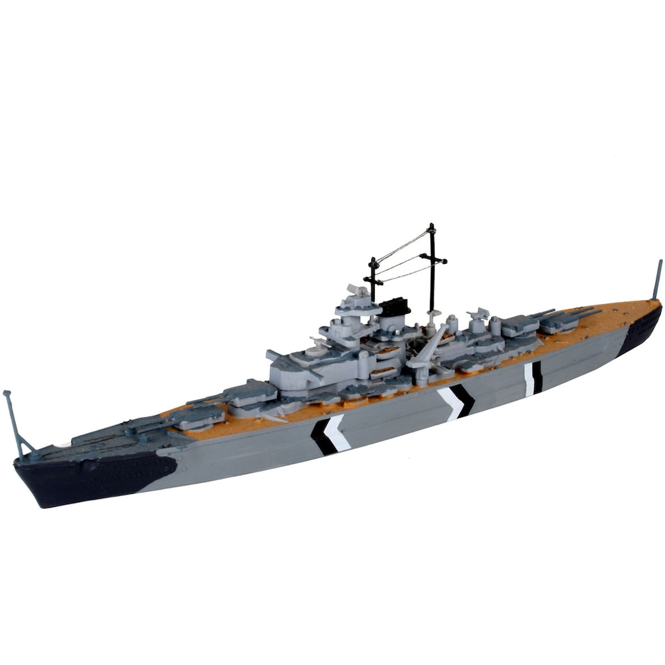 image 1 of Revell First Diorama Bismarck Battle HMS King George V Model Kit Scale 1 1200