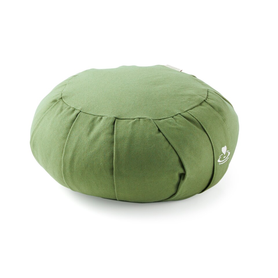image 1 of Myga Zafu Yoga Meditation Cushion - Moss | Green