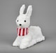 image 2 of 20cm Snow Lying Deer -Decorative Free Standing Figurine