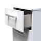 image 6 of Cornwall 3 Drawer Bedside Cabinet in White Matt (Ready Assembled) | White | White Matt
