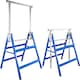 image 1 of Scaffold Trestle Set of 2 - A Frame, foldable, 7-step height adjustable | Blue | blue | 68,50 x 56,50 x 79,50 cm | 2
