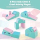 image 5 of COSTWAY 5 Pieces Kids Climb Crawl Foam Play Set Colorful Children Educational Software