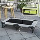 image 9 of PawHut Raised Dog Bed with Breathable Mesh for Large Dogs Red | M