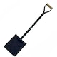 image 4 of Square Mouth Builders Shovel Spade 110cm Scoop Gardening Builders All Steel