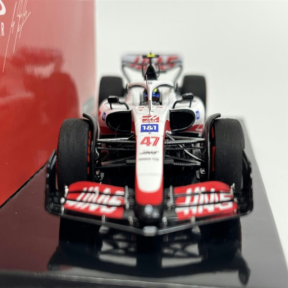 image 1 of Mick Schumacher Haas F1 Team VF-22 Bahrain GP 2022 1:43 Scale Minichamps 417220147