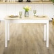 image 6 of HOMCOM Dining Table for 4 to 6 Kitchen Table with Thick Legs Oak Wood Grain