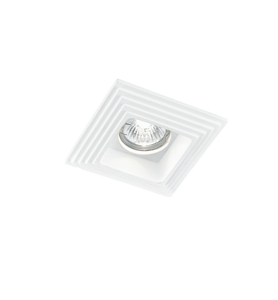 Netlighting SPETTRO Recessed Downlight White 12.4x12.4x5cm | Size: 12.4x12.4x5 cm