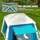 image 6 of Outsunny Inflatable Camping Tent, Easy Setup 2 Man Tent, Brown 