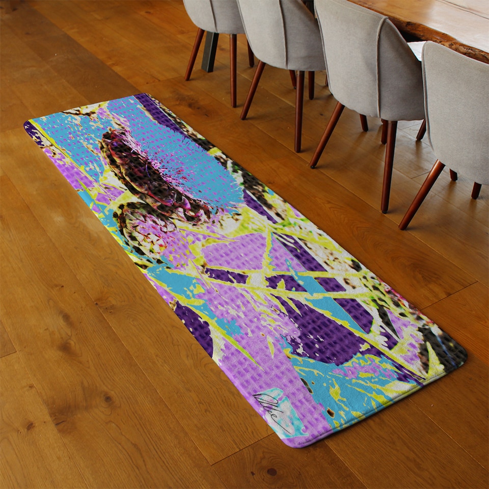 image 1 of Afro Plants Runner Rug | Multi
