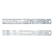 image 1 of Faithfull Flexible Stainless Steel Rules - Multi Colour - 150mm x 19mm x 0.6mm