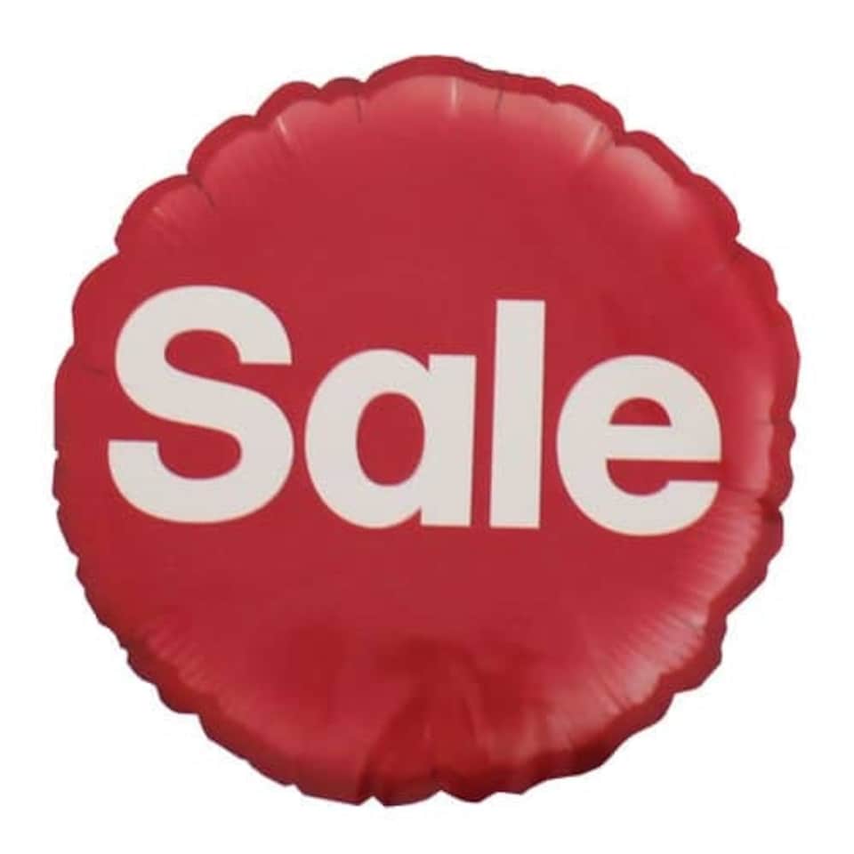 Sale Round Foil Helium Balloon 46cm / 18 in