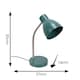 image 4 of ValueLights Keela Teal Adjustable Flexi Neck Desk Table Lamp