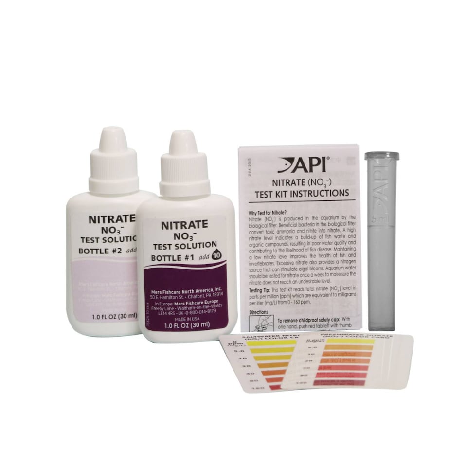 image 1 of API Nitrate Test Kit 90-Test (2-Pack) Aquarium Test Kit Aquarium Test & Water Quality Supplies