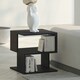 image 10 of HOMCOM Modern Square 2-Tier Coffee Side Table with Shelf for Living Room 